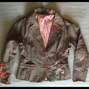 Sacred Threads Embroidered Blazer Jacket